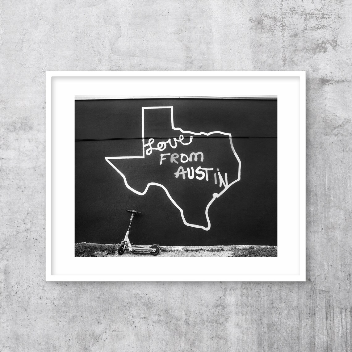 Austin TX Travel Poster, Texas Wall Art Print - Image 3