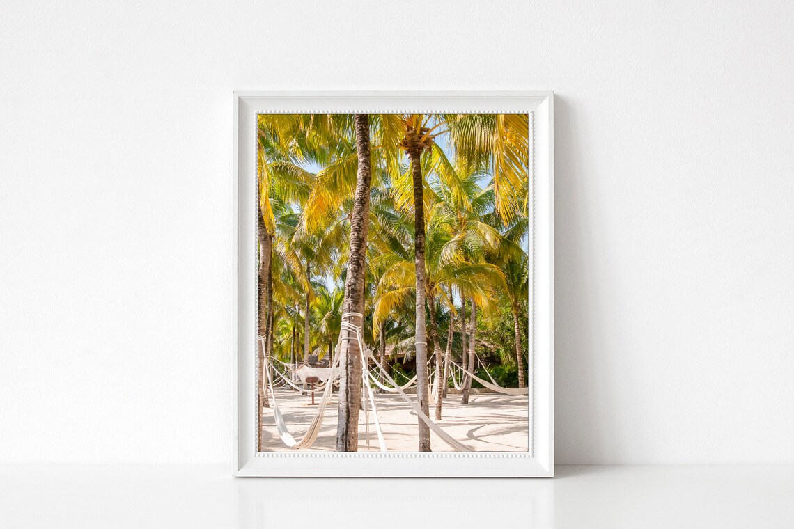 Palm Tree Travel Poster, Beach Decor Art Print - Image 3