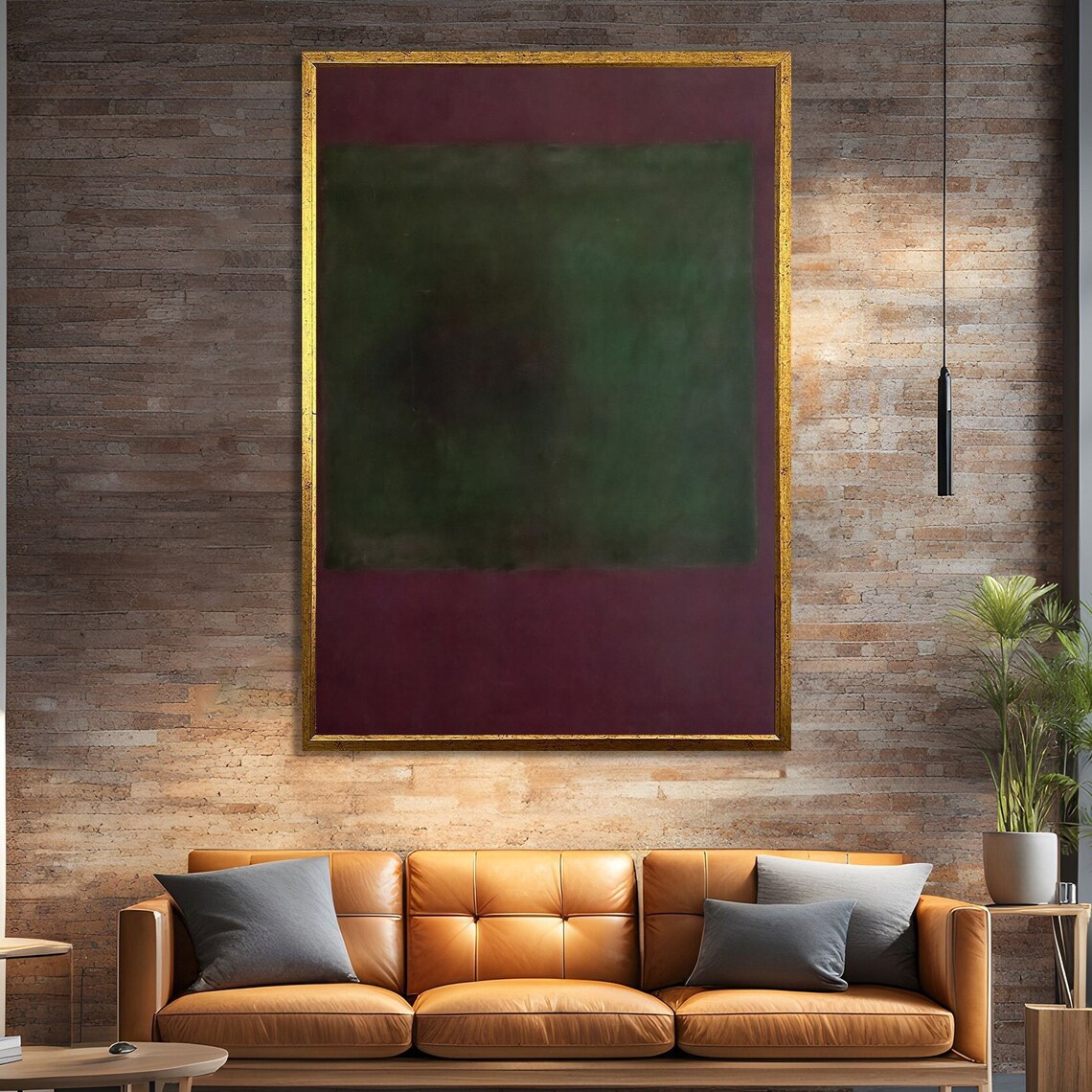 Mark Rokhto Inspired Abstract Art, Minimalist Decor