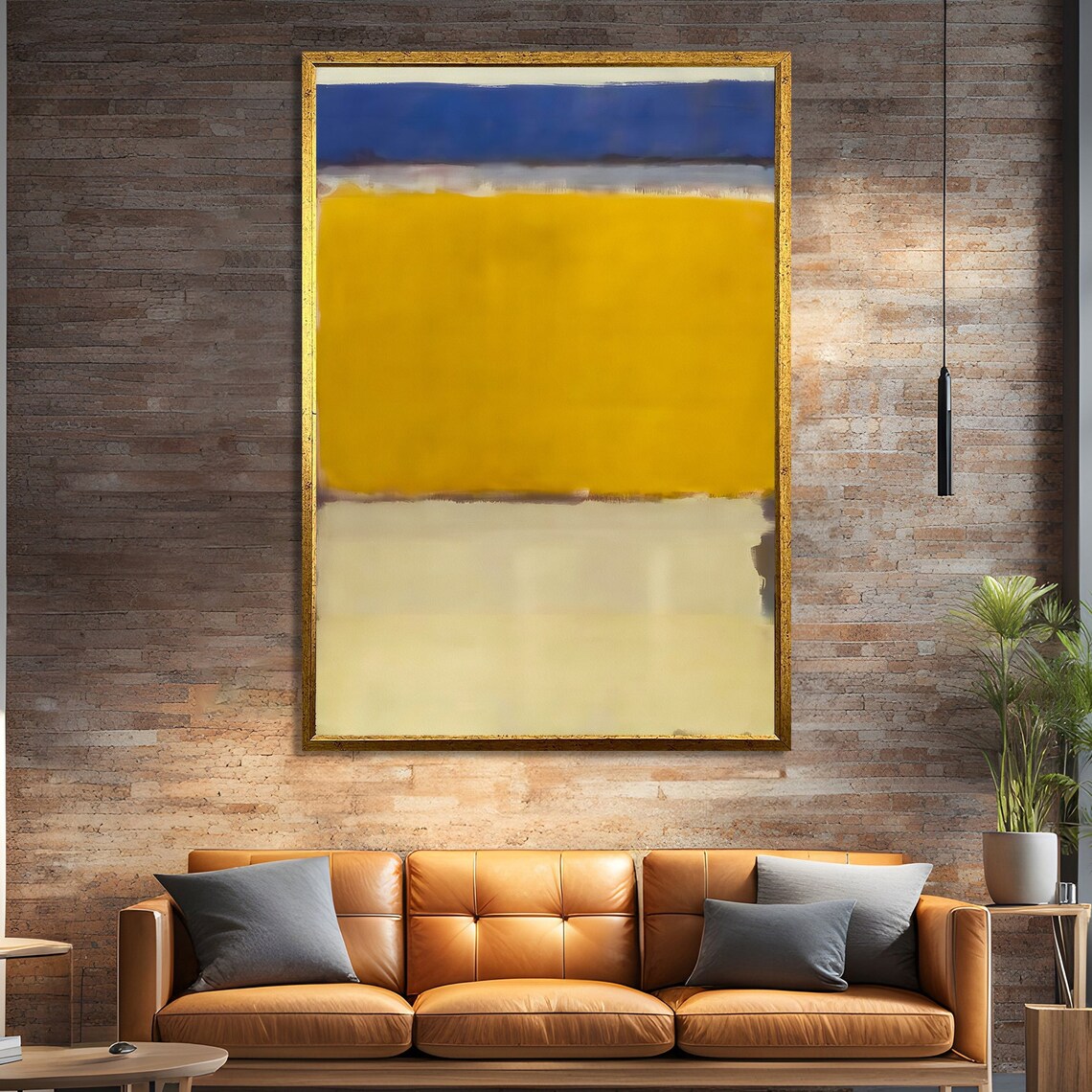 Mark Rokhto Inspired Abstract Art, Minimalist Decor