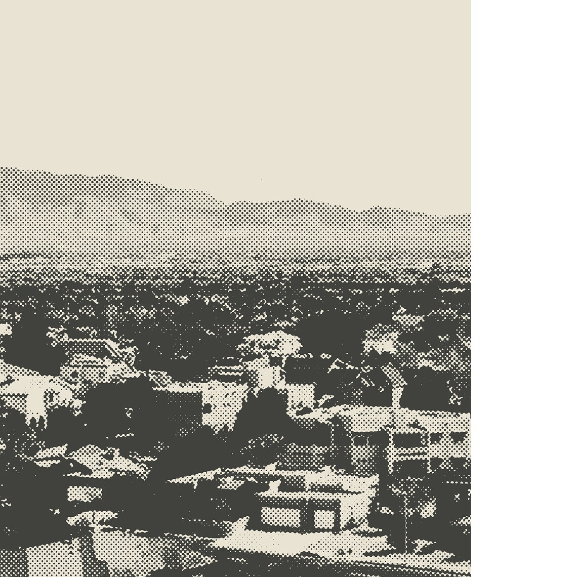 Minimalist Albuquerque Skyline, New Mexico Art Print - Image 2