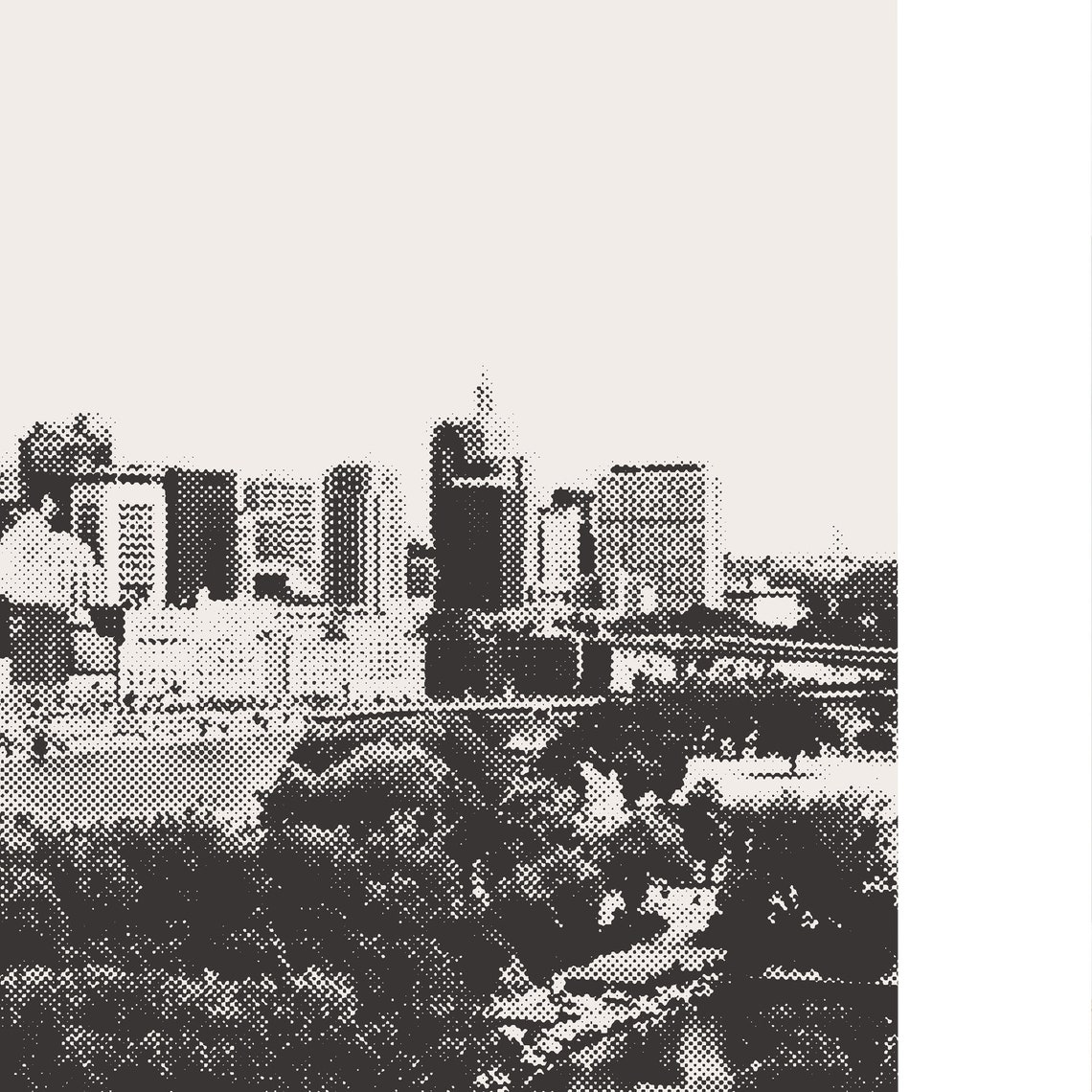 Saint Paul Minnesota Skyline, Minimalist Wall Art Print - Image 3