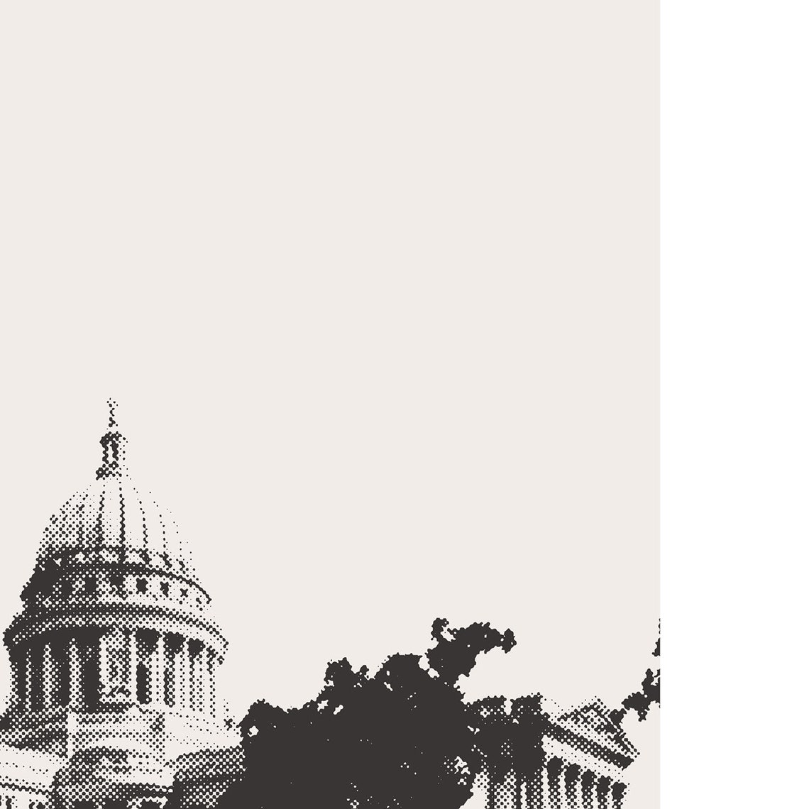 Madison Wisconsin Skyline, Minimalist City Art Print - Image 3