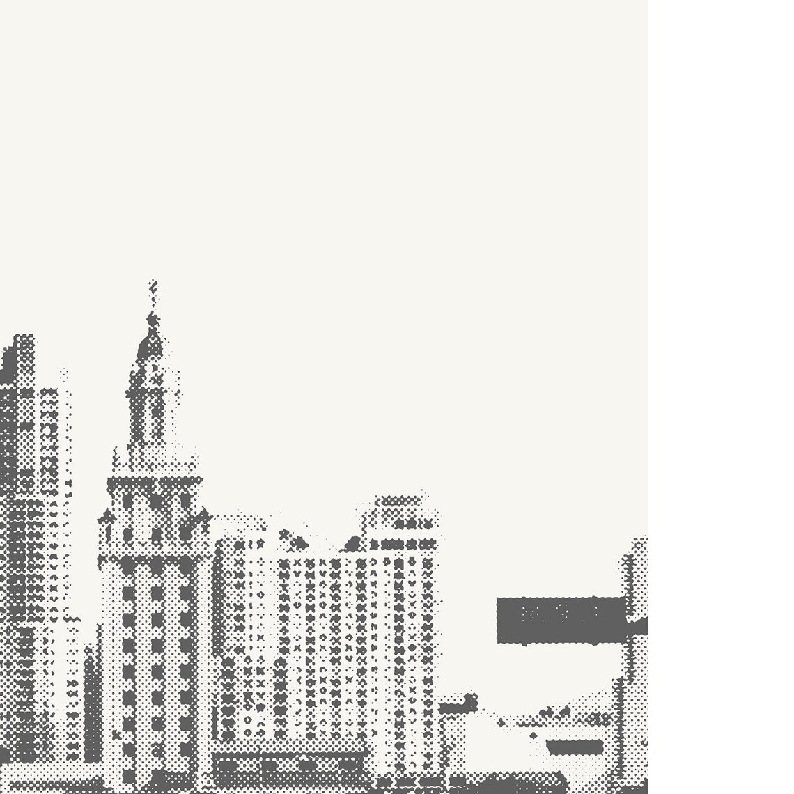 Miami Skyline Art Print, Minimalist Custom Cityscape - Image 3