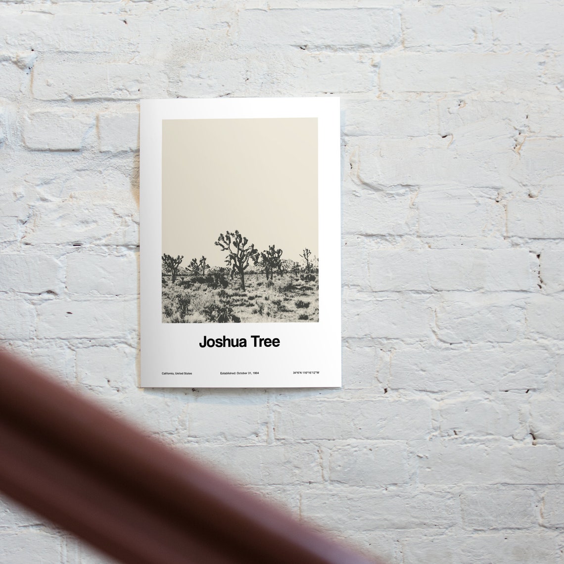 Joshua Tree National Park Minimalist Travel Poster - Image 2
