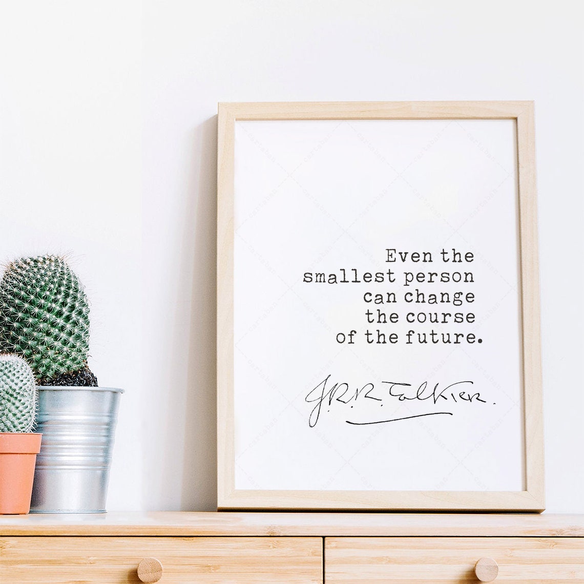 Jrr Tolkien Quote Lotr Tolkien Quote Instant Lord Of The Rings Even The Smallest Person Print Locally - Image 3