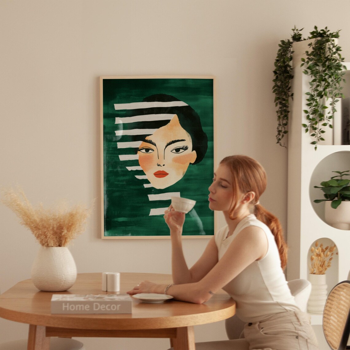 Abstract Portrait, Minimalist Face Illustration - Image 6