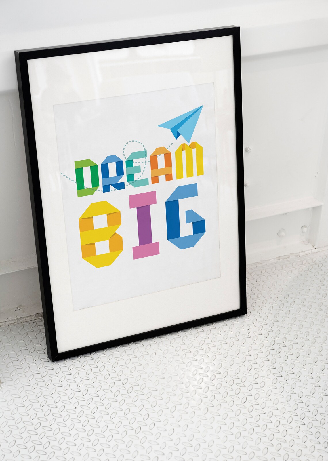 Dream Big Inspirational Quote Art Print