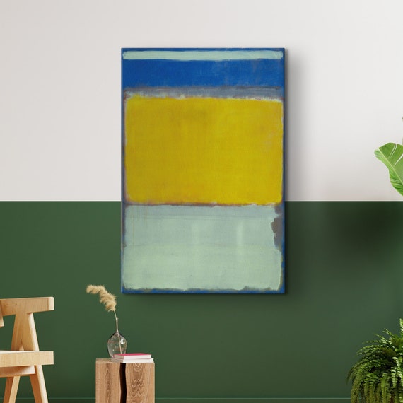 Mark Rothko Framed Mark Rothko Extra Large Exhibition Poster Expressionism Art Rothko Reproduction Art Rothko Glass Modern Art