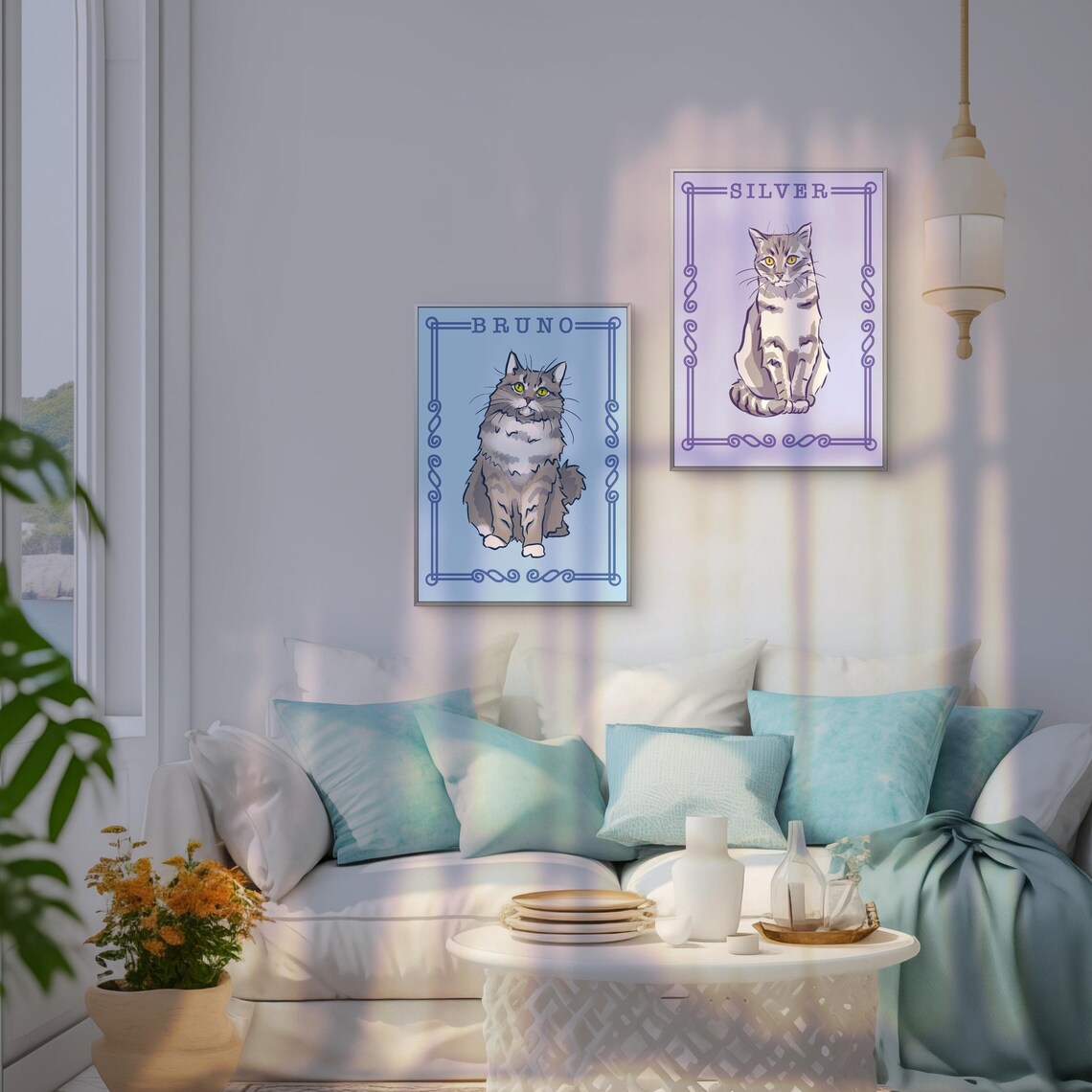 Custom Pet Portrait From Photo, Pet Lover Gift - Image 3