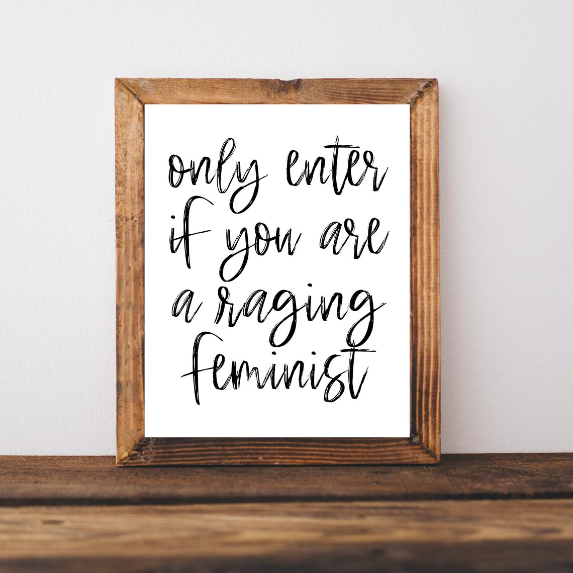 Feminist Wall Art Prints Strong Women Poster Print Girl Power Boss Gift Ceo