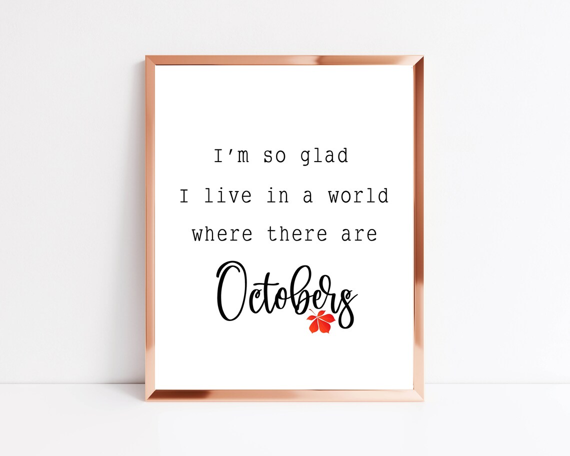 Anne Of Green Gables Autumn Quote Watercolor Wreath Art Print - Image 2