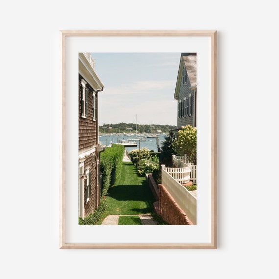 Marthas Vineyard Photography Print Mv Coastal Wall Art Dock Scene Photo New England Beach Decor Nautical Landscape Gift For Travelers