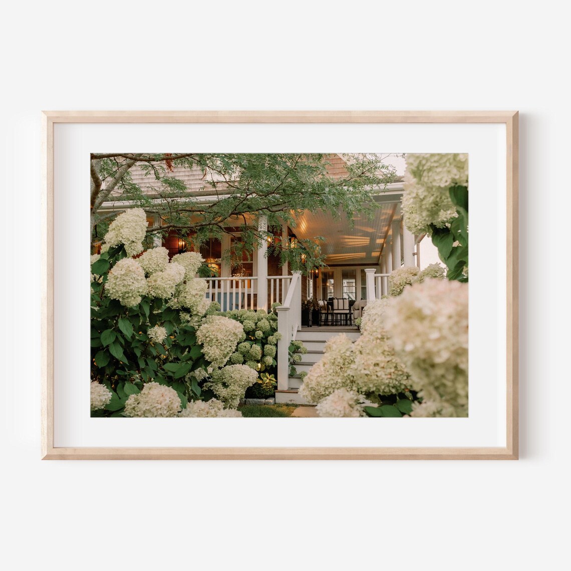 Nantucket Cape Cod Coastal Scene Art Print, New England