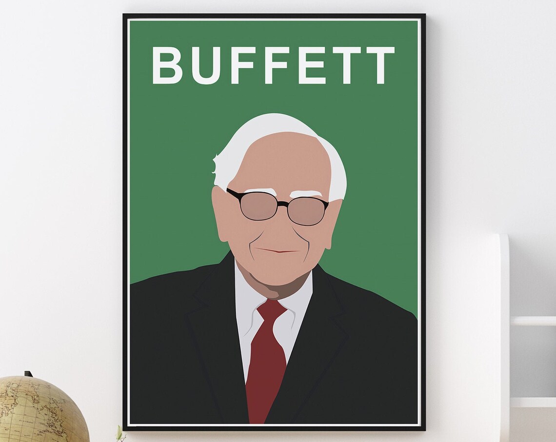 Warren Buffet Stock Market Poster, Capitalism Decor - Image 3