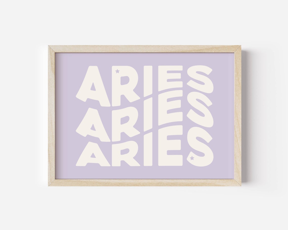 Aries - Pastel Zodiac Art