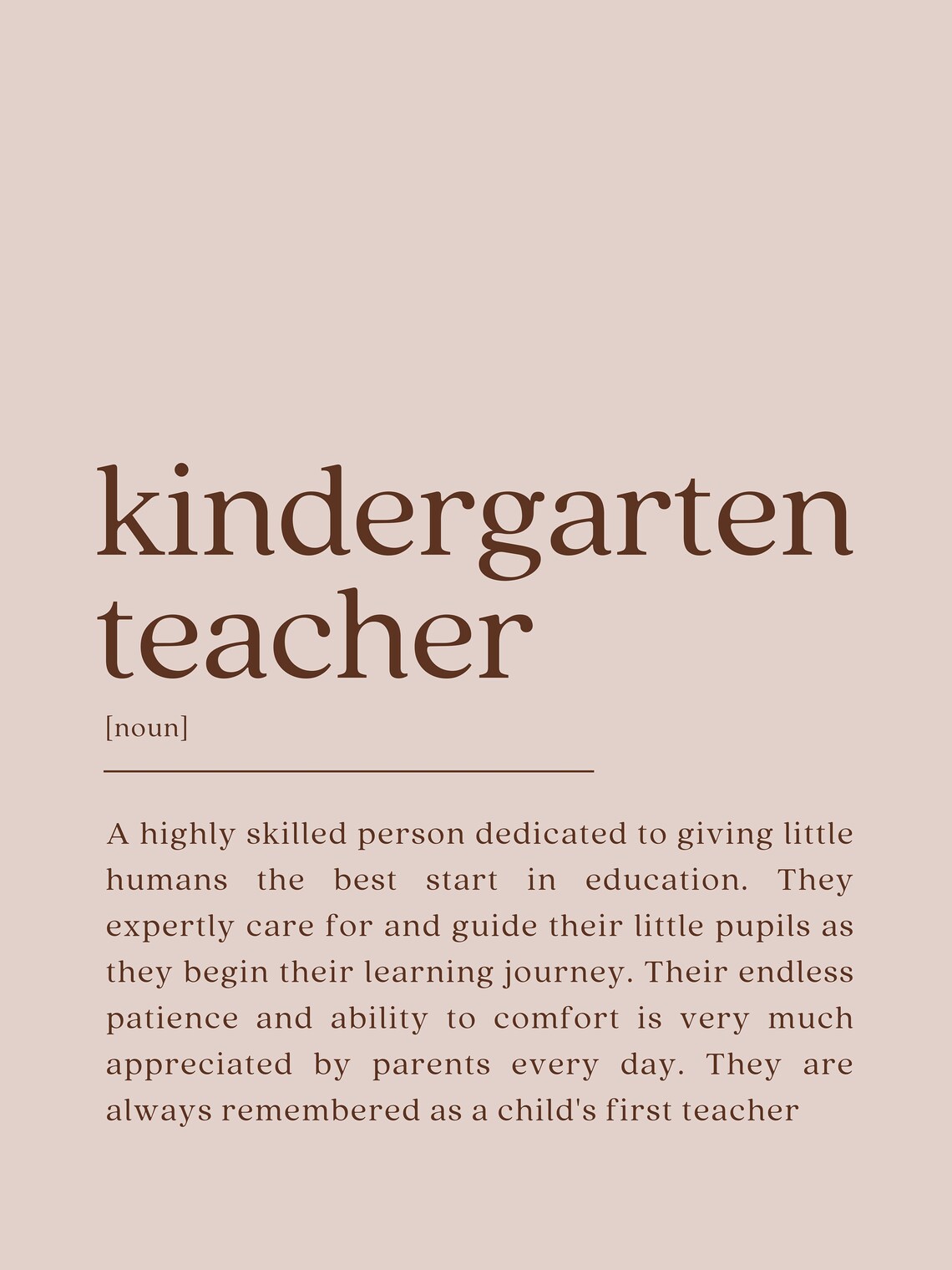 Kindergarten Teacher Definition, Teacher Thank You - Image 2