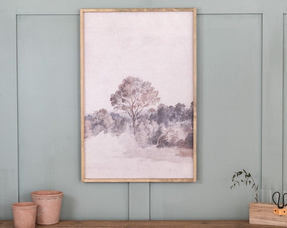 Green Trees Wall Art Living Room Wood Sign Tree Wall Art Wood Signs Signs For Home Extra Large Art Large Horizontal Sign