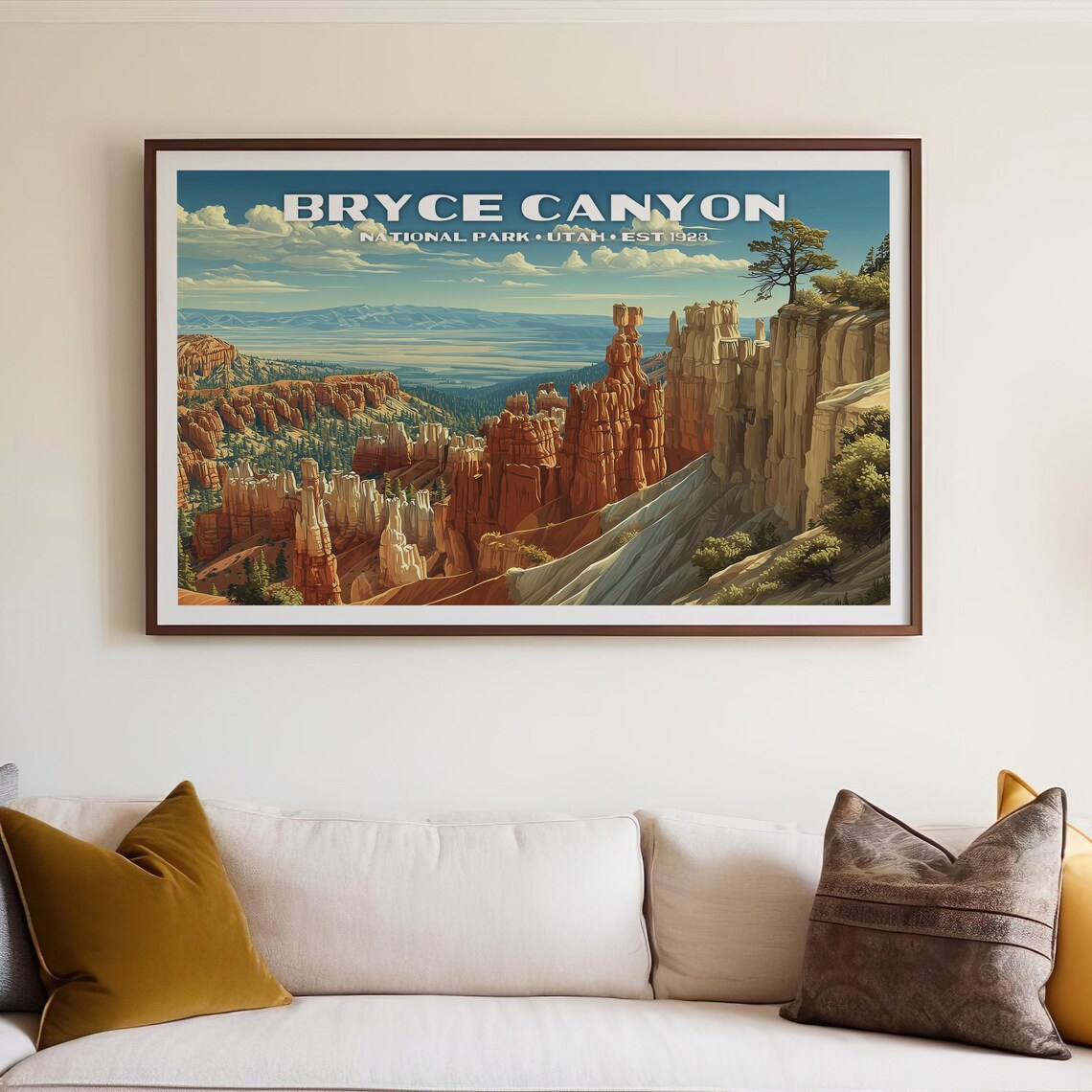 Bryce Canyon National Park Vintage Travel Poster