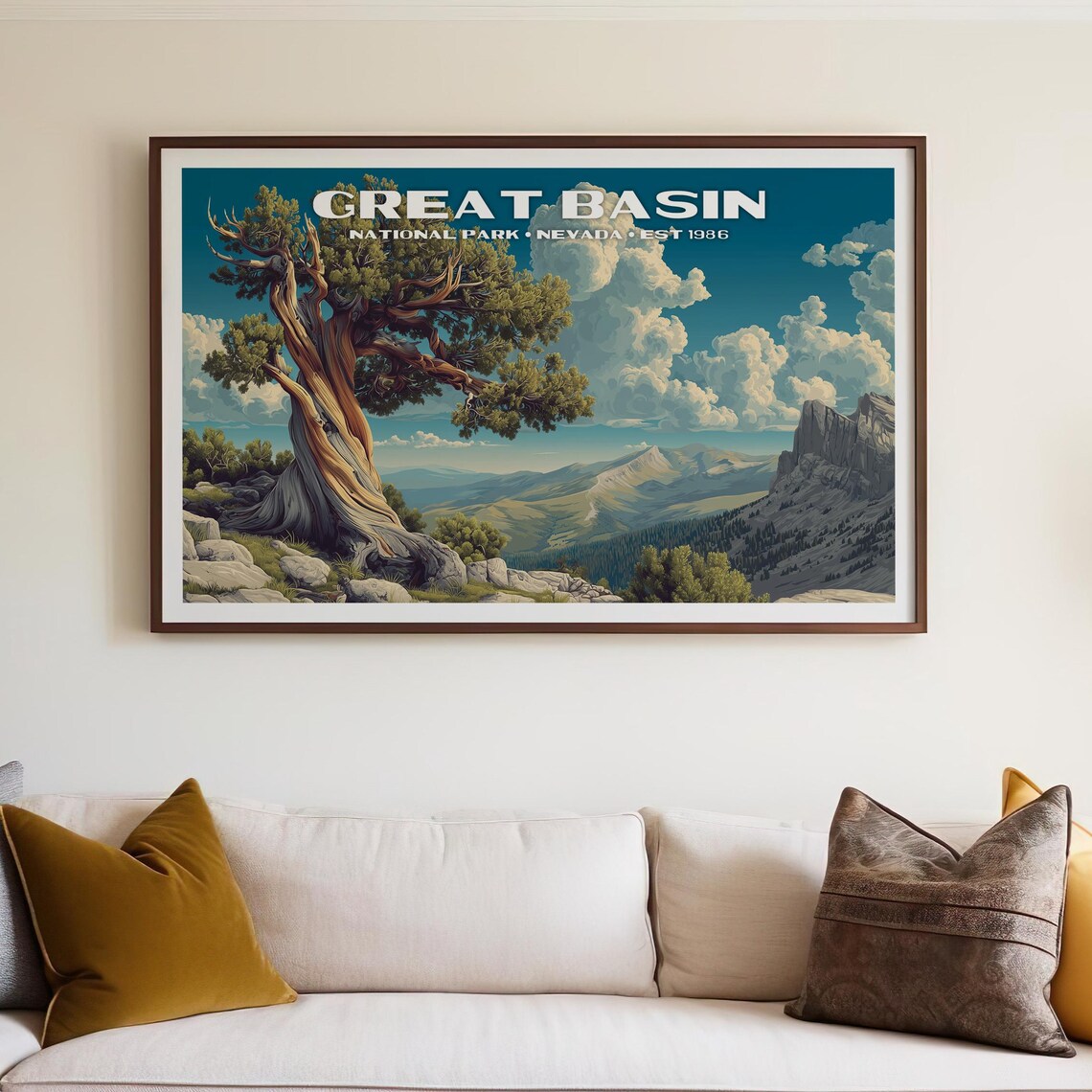 Great Basin National Park Nevada Bristlecone Pine Vista Poster