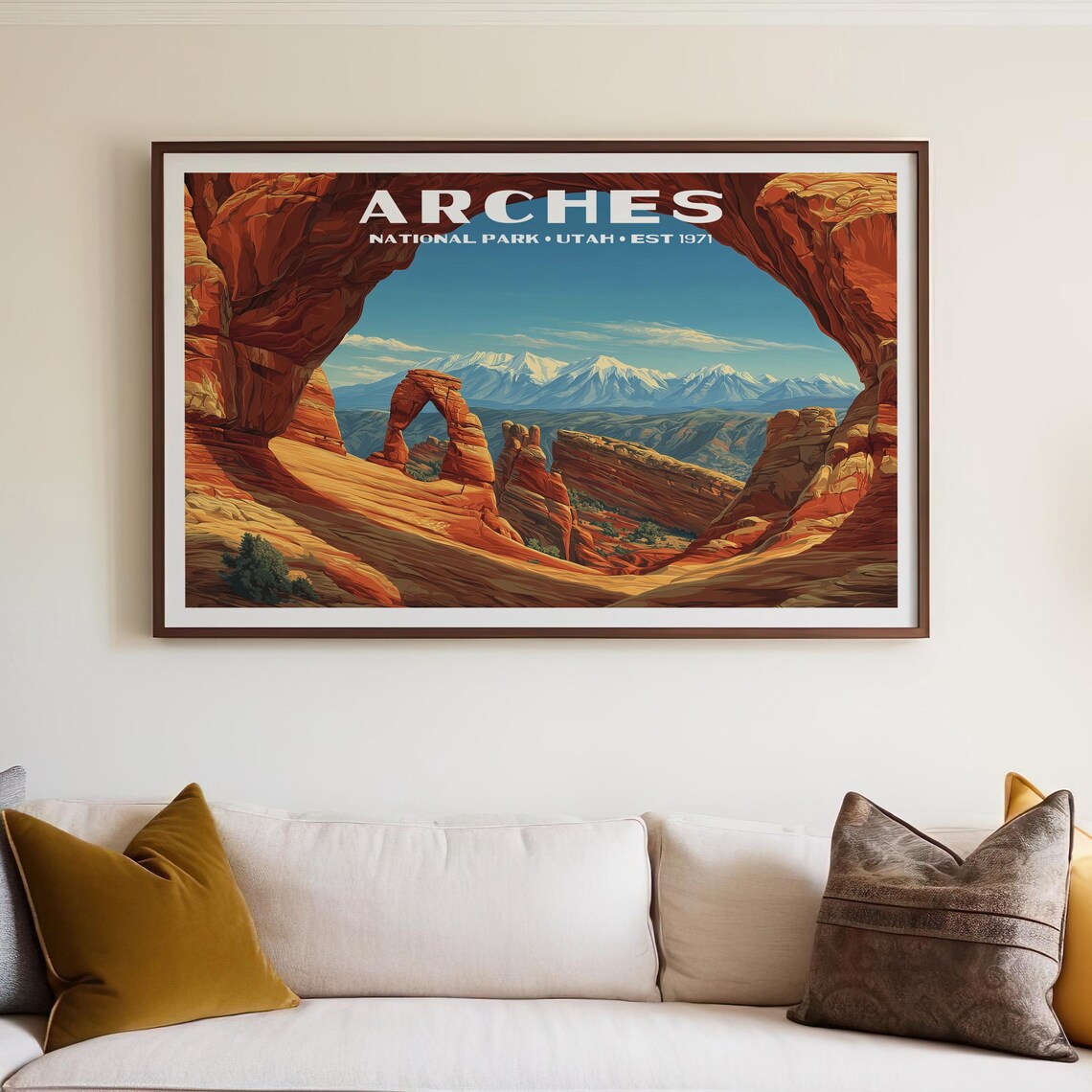 Arches National Park Horizontal Nature Landscape Poster