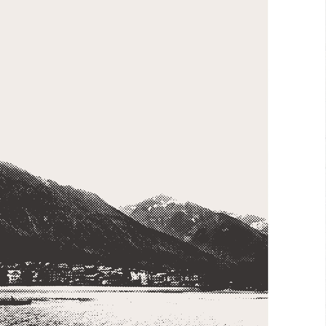 Interlaken Switzerland Minimalist Travel Poster - Image 2