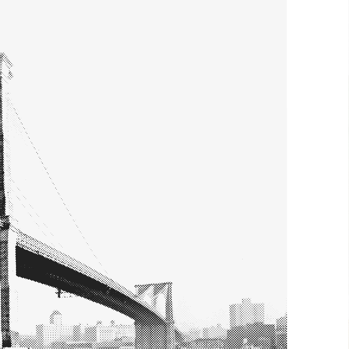 Brooklyn Bridge, Minimalist New York City Art Print - Image 3