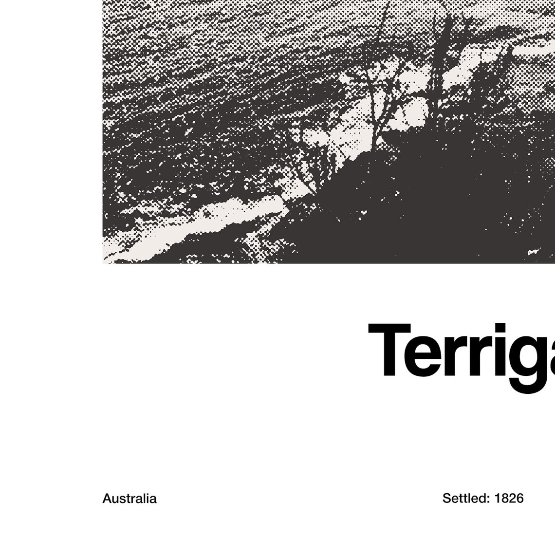 Terrigal Minimalist Travel Poster, Central Coast NSW - Image 3