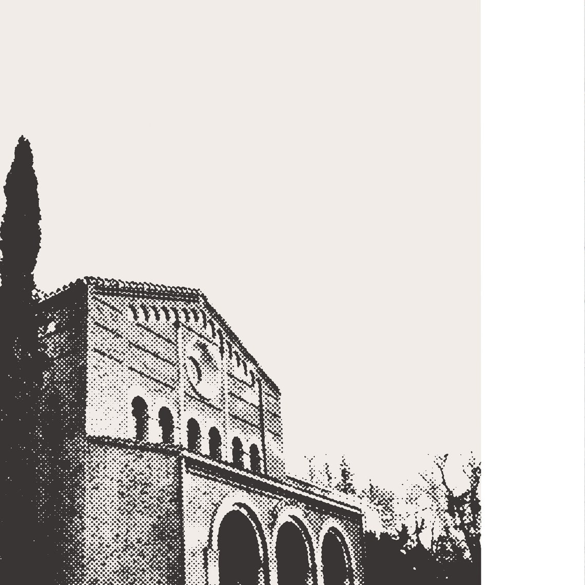 Chico California Skyline, Minimalist Art Print - Image 2