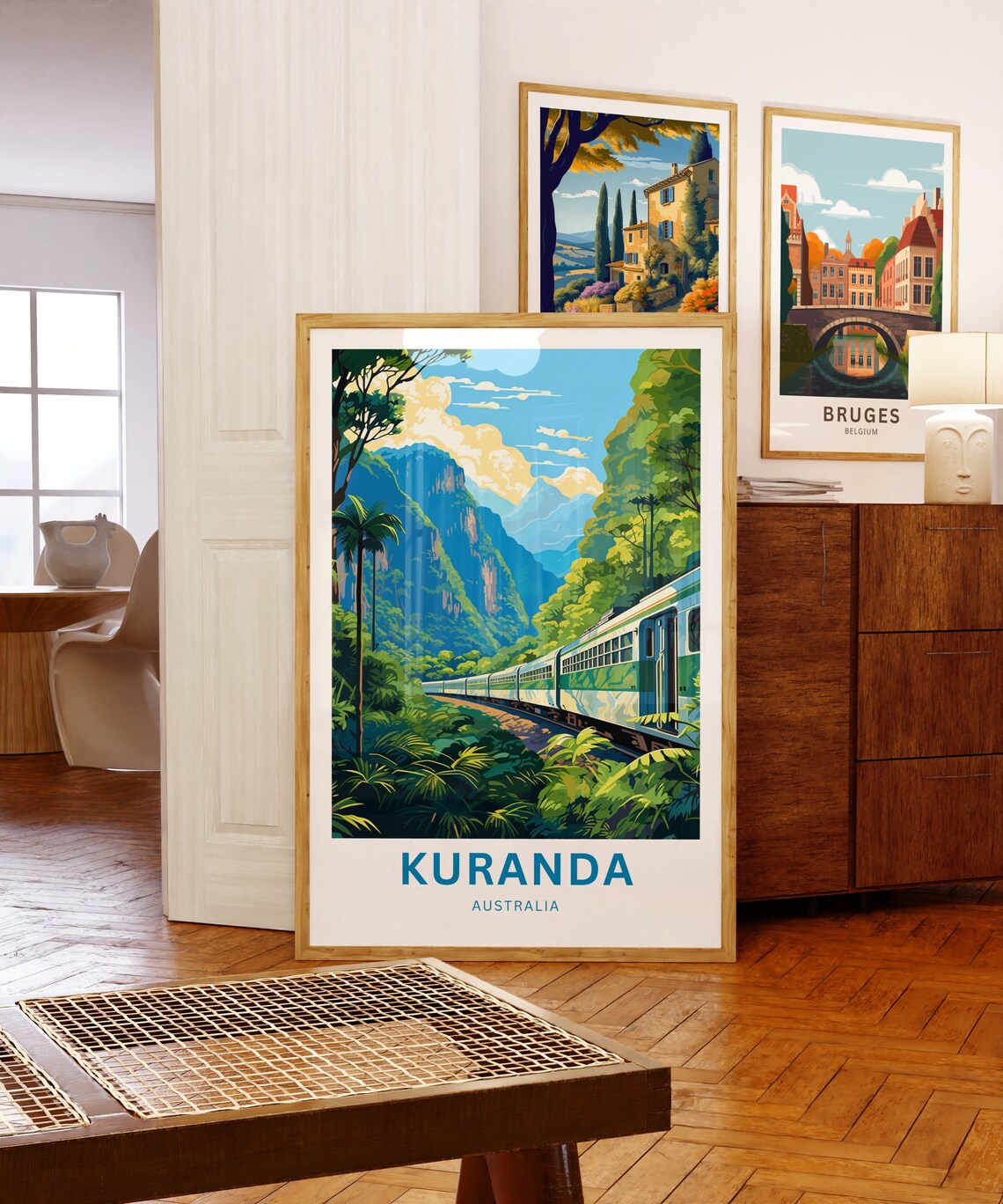 Kuranda Australia Rainforest Train Vintage Travel Poster Gorge Gift - Image 5