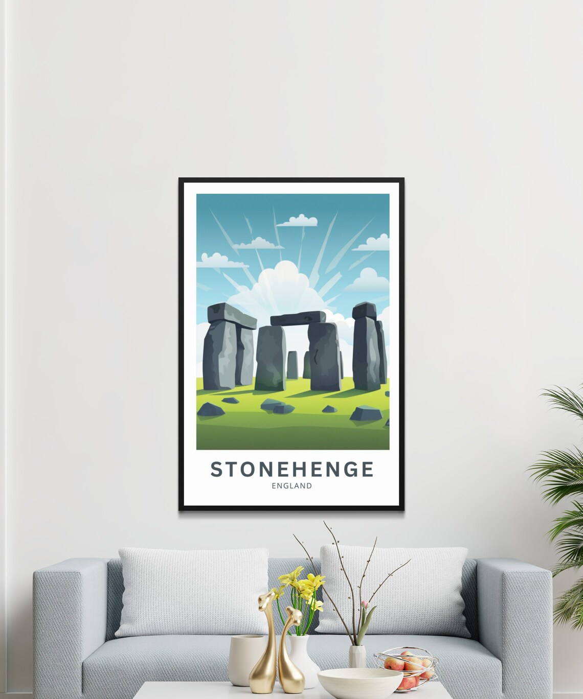 Stonehenge England Ancient Stone Circle Vintage Travel Poster - Image 5