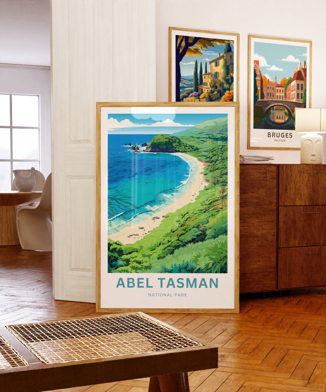 Personalized Abel Tasman National Park Coastal Travel Poster - Image 5
