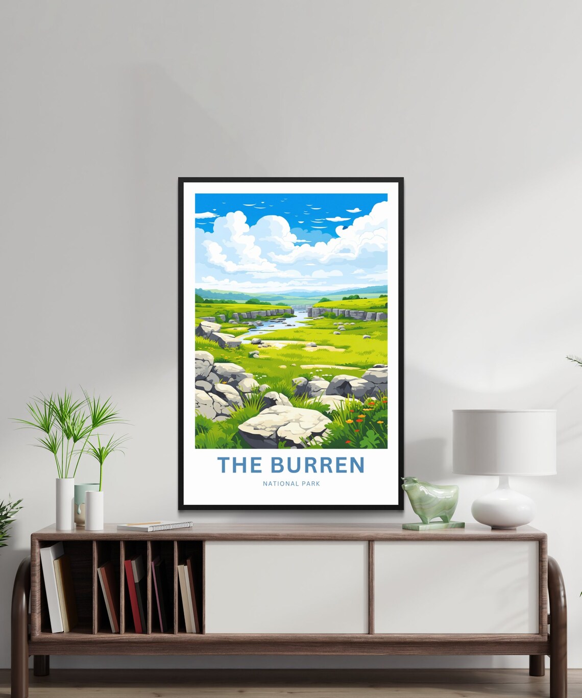 Personalized The Burren National Park Ireland Custom Text Poster - Image 2