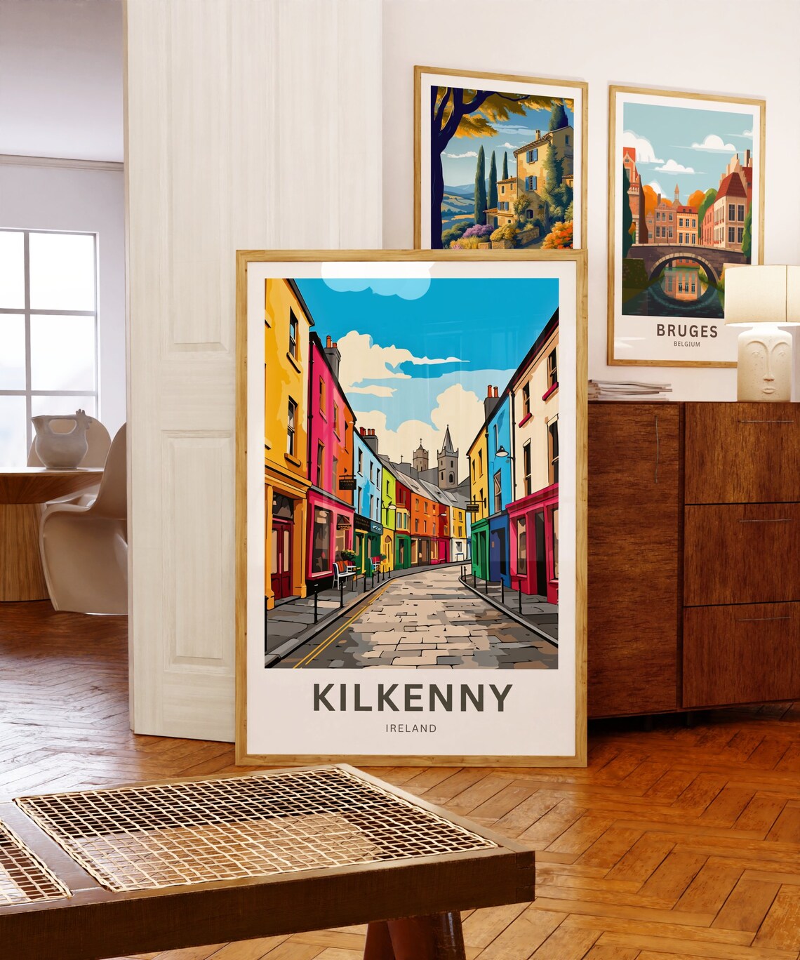 Personalized Kilkenny Travel Poster, Ireland Wall Art - Image 5