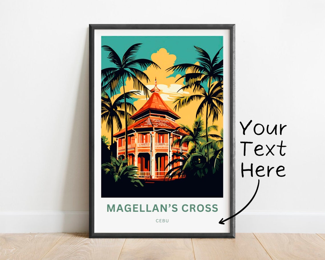 Magellan's Cross Cebu Historic Shrine Pavilion Personalized Poster