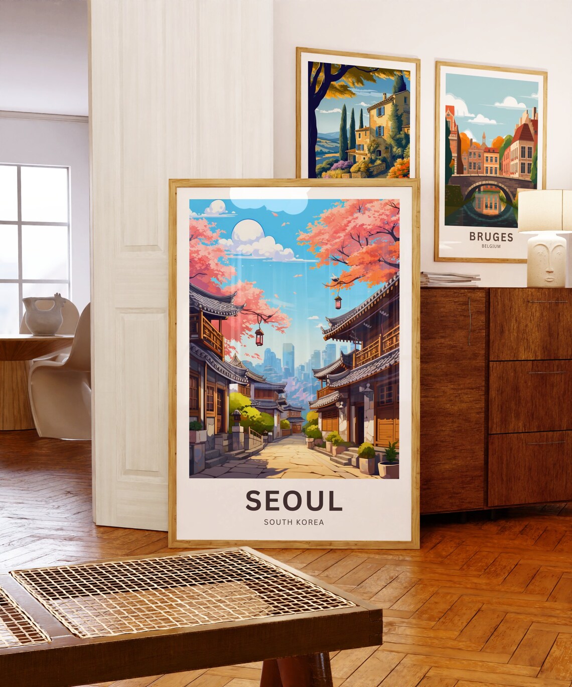 Seoul South Korea Travel Print Poster - Image 3