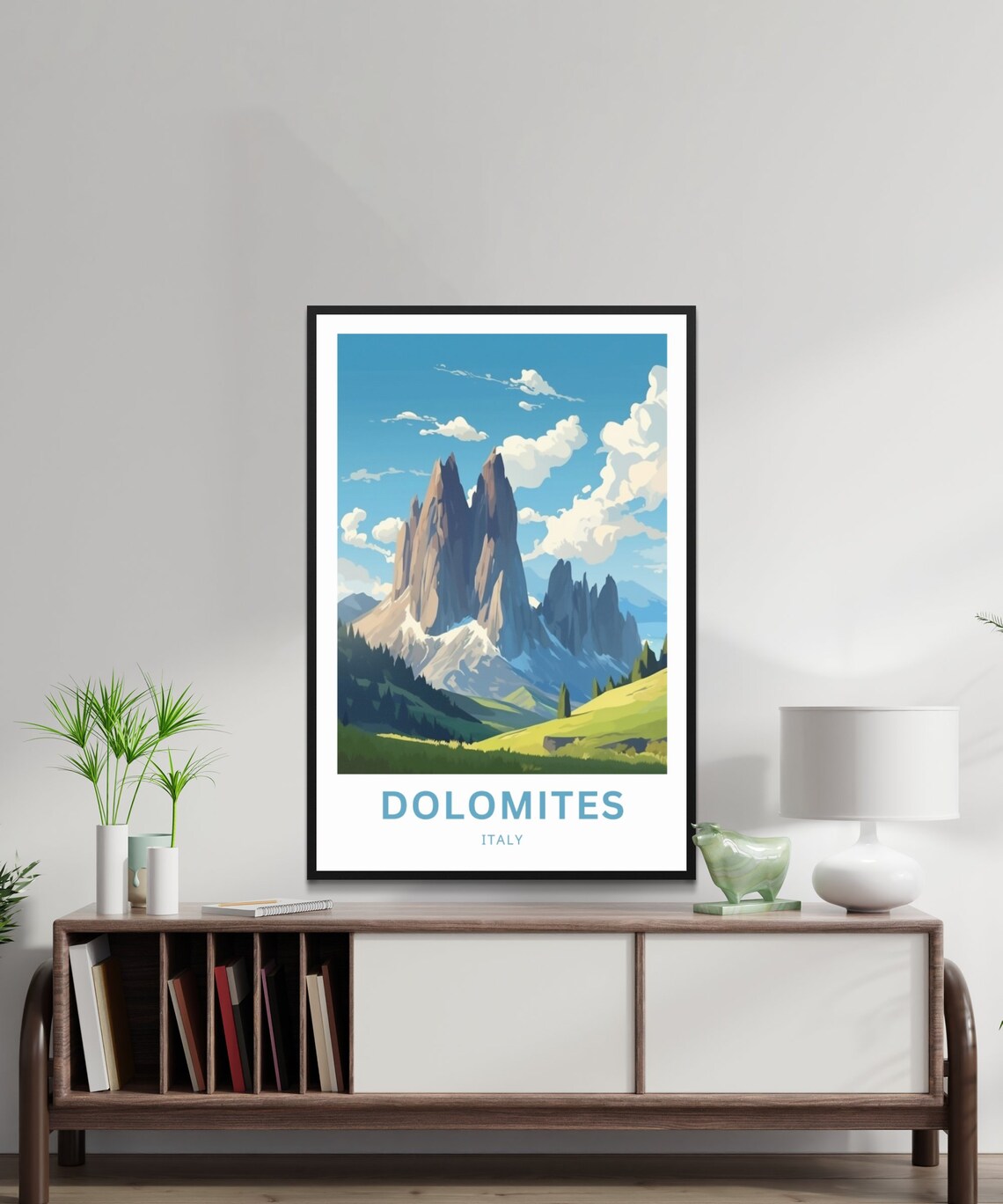 Dolomites Italy Wall Art Travel Poster - Image 2