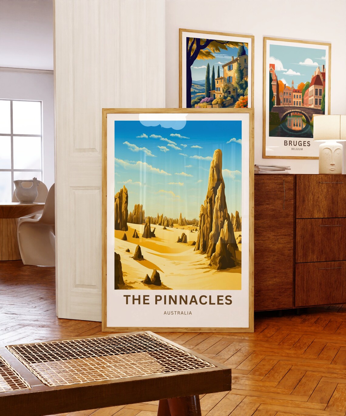 The Pinnacles Australia Desert Limestone Spires Travel Poster - Image 5