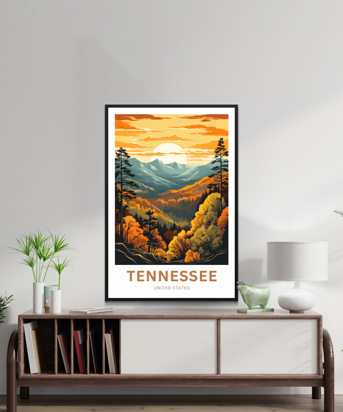 Tennessee Travel Print, United States Poster - Image 2