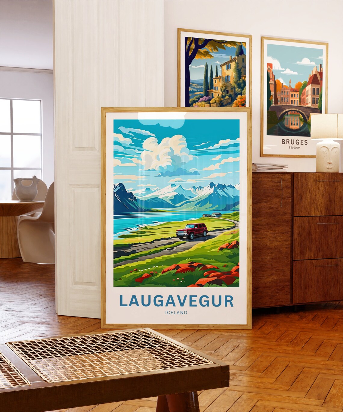 Laugavegur Iceland Personalized Highland Road Adventure Poster - Image 5