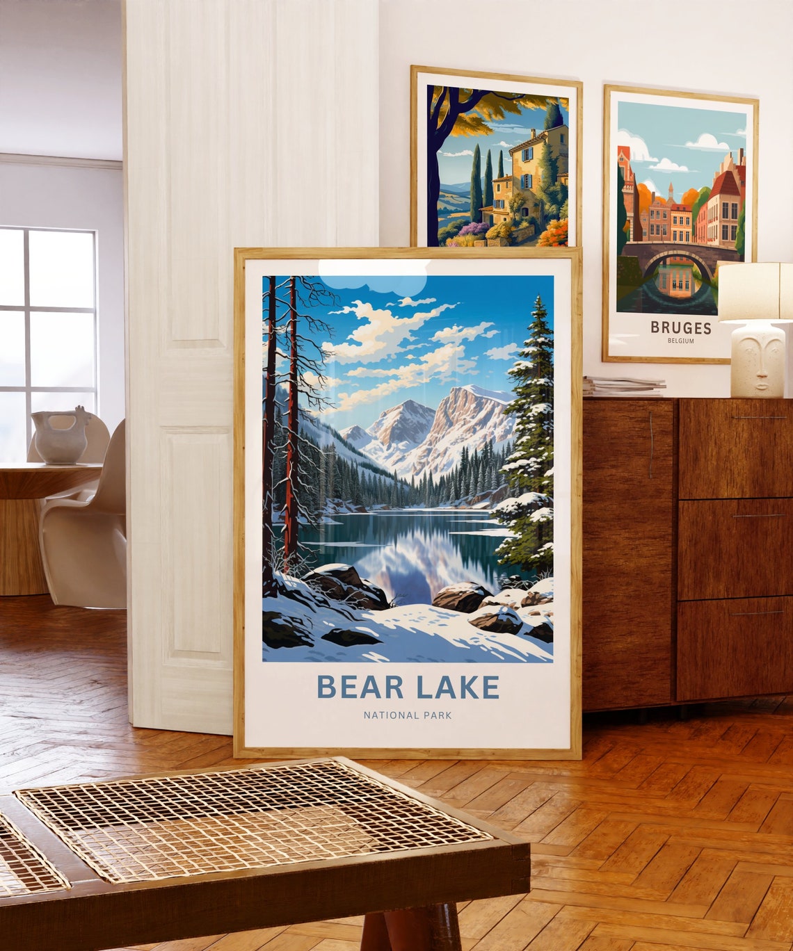 Personalized Bear Lake Travel Print Bear Lake Poster Colorado Wall Art Framed Present Gift Colorado Present - Image 5