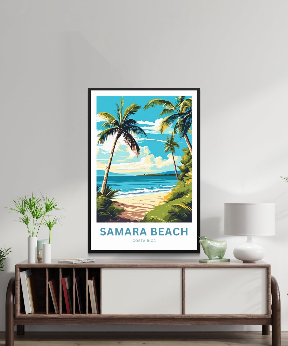Personalized Samara Beach Travel Print Samara Beach Poster Costa Rica Wall Art Framed Present Gift Costa Rica Present - Image 2