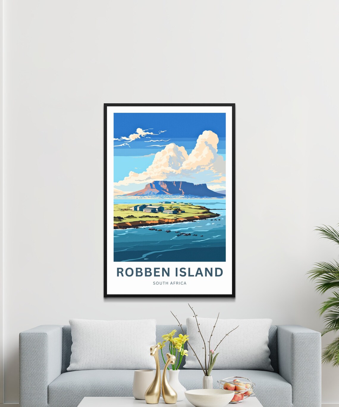 Robben Island Travel Poster, South Africa Wall Art - Image 3
