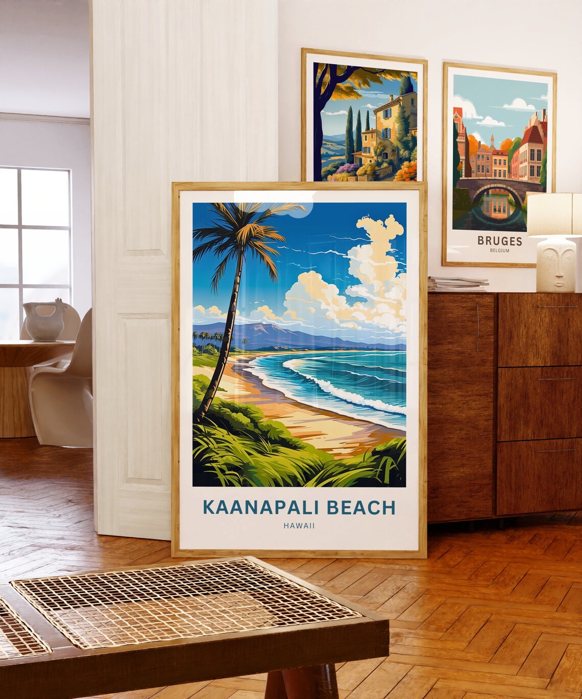 Personalized Kaanapali Beach Travel Poster, Hawaii - Image 5