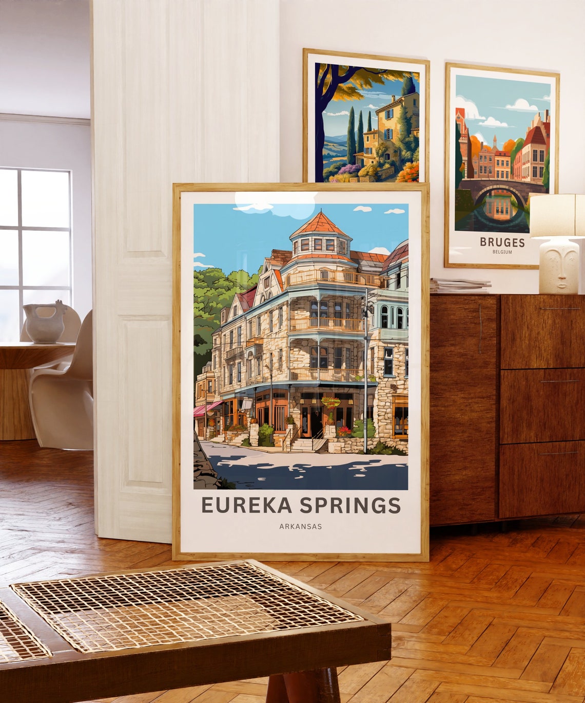 Eureka Springs Arkansas Custom Text Historic Building Poster - Image 3