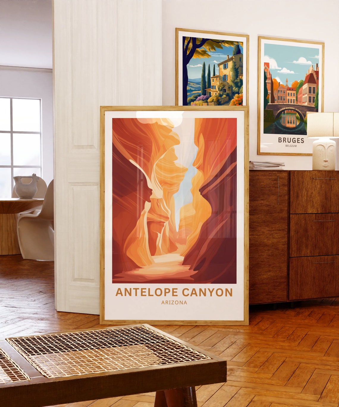 Personalized Antelope Canyon Travel Print Antelope Canyon Poster Arizona Wall Art Framed Present Gift Arizona Present - Image 5