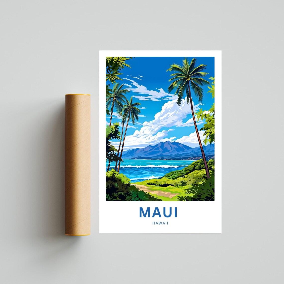 Maui Hawaii Wall Art Gift Poster Print - Image 4