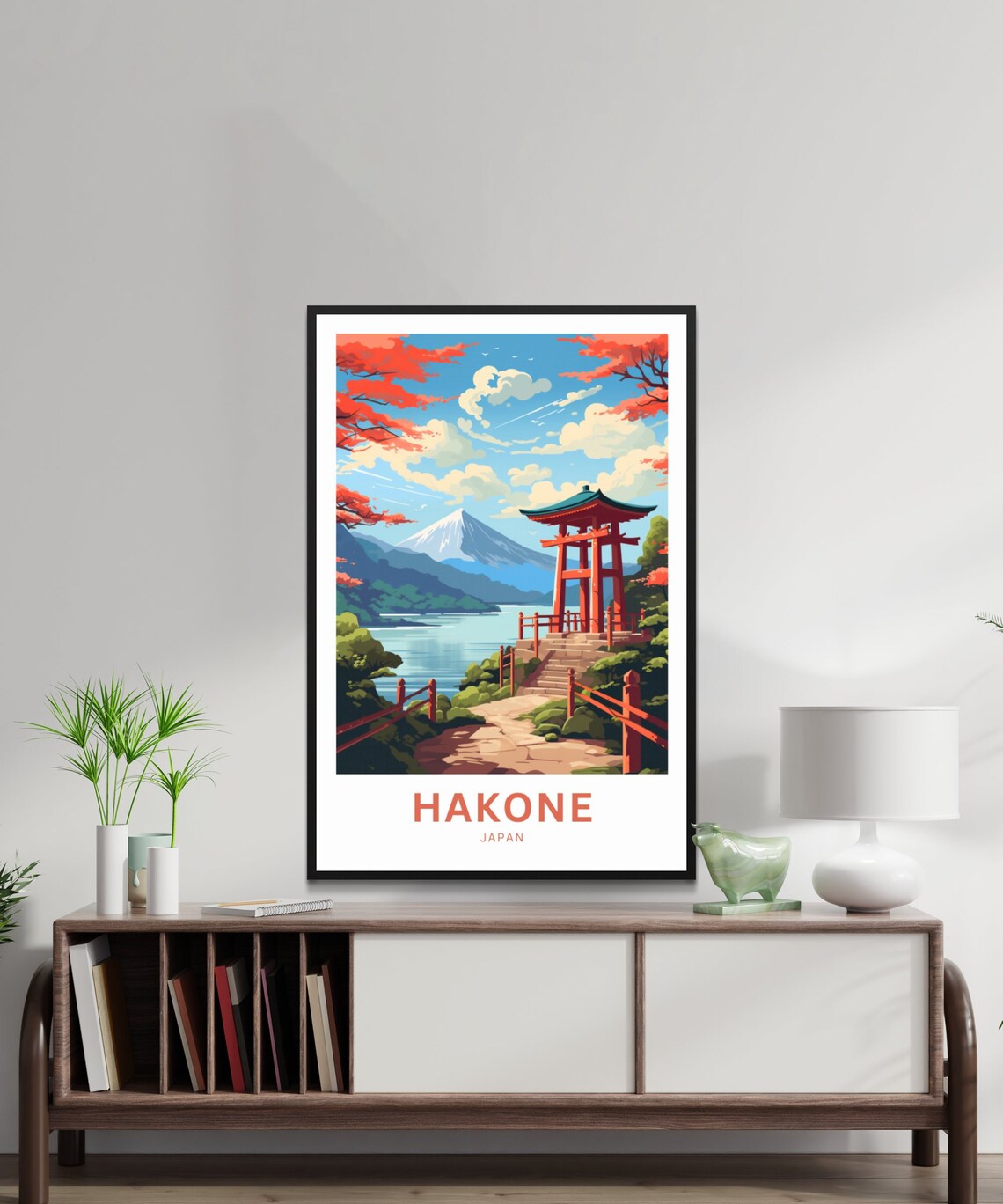Hakone Travel Poster, Japan Place Wall Art - Image 2