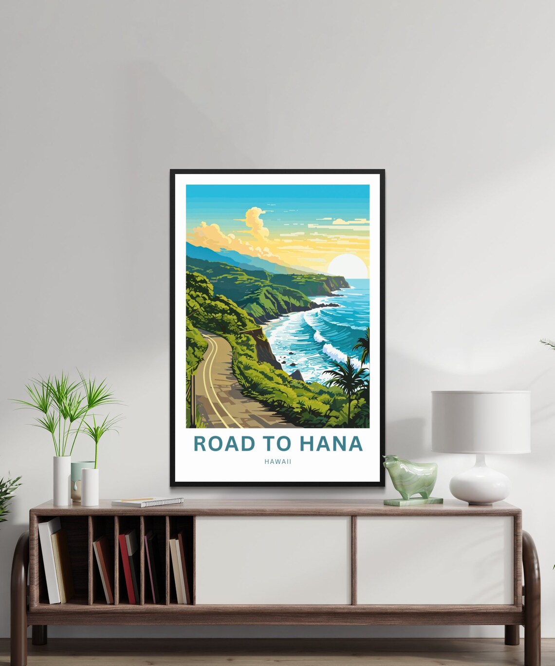 Road To Hana Travel Poster, Maui Hawaii Wall Art - Image 2