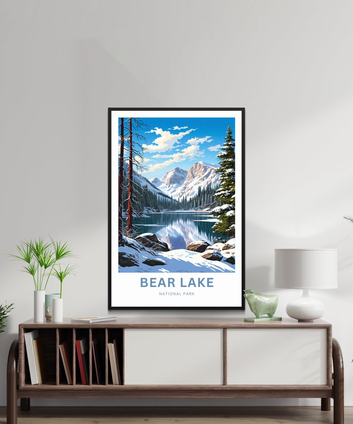 Bear Lake Travel Print Bear Lake Poster Colorado Wall Art Framed Present Gift Colorado Present - Image 2